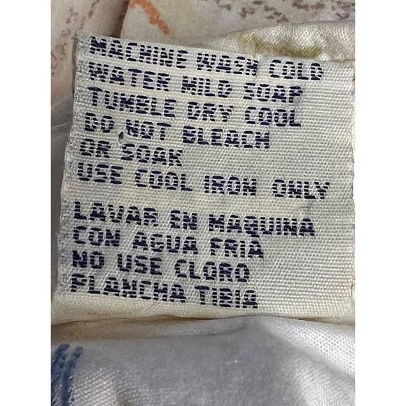 Bamboo Cay Men’s large button front top short sleeve collar Hawaiian print yello - Picture 11 of 12